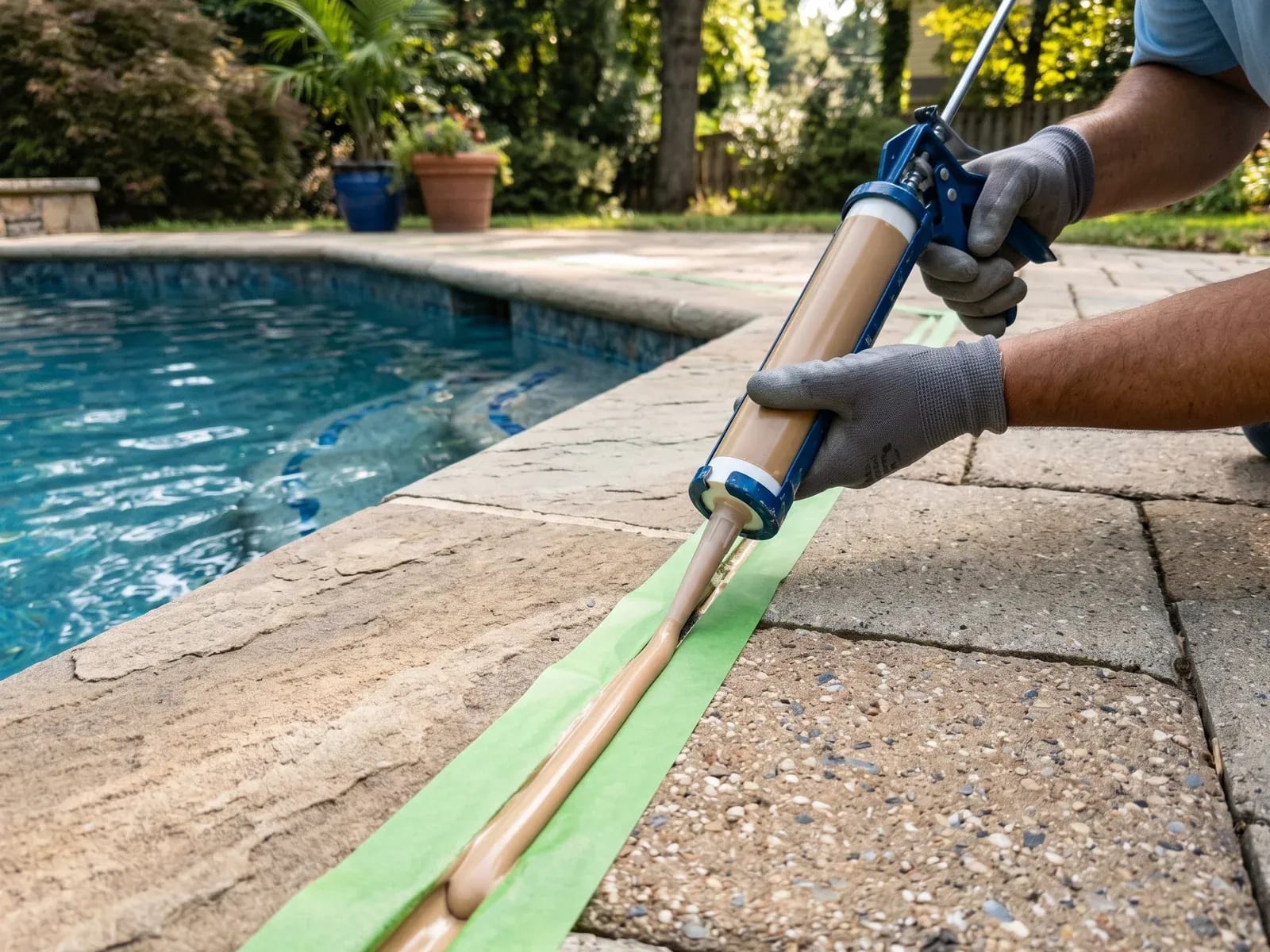Pool Caulking & Expansion Joint Sealing | Beltway Pools