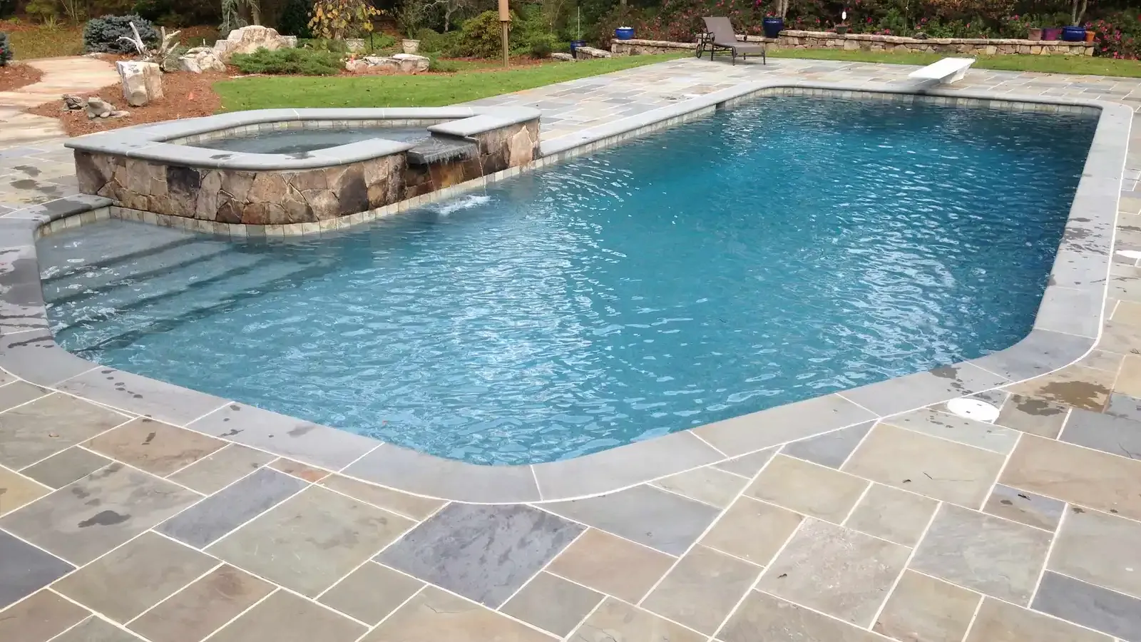 Renovated pool