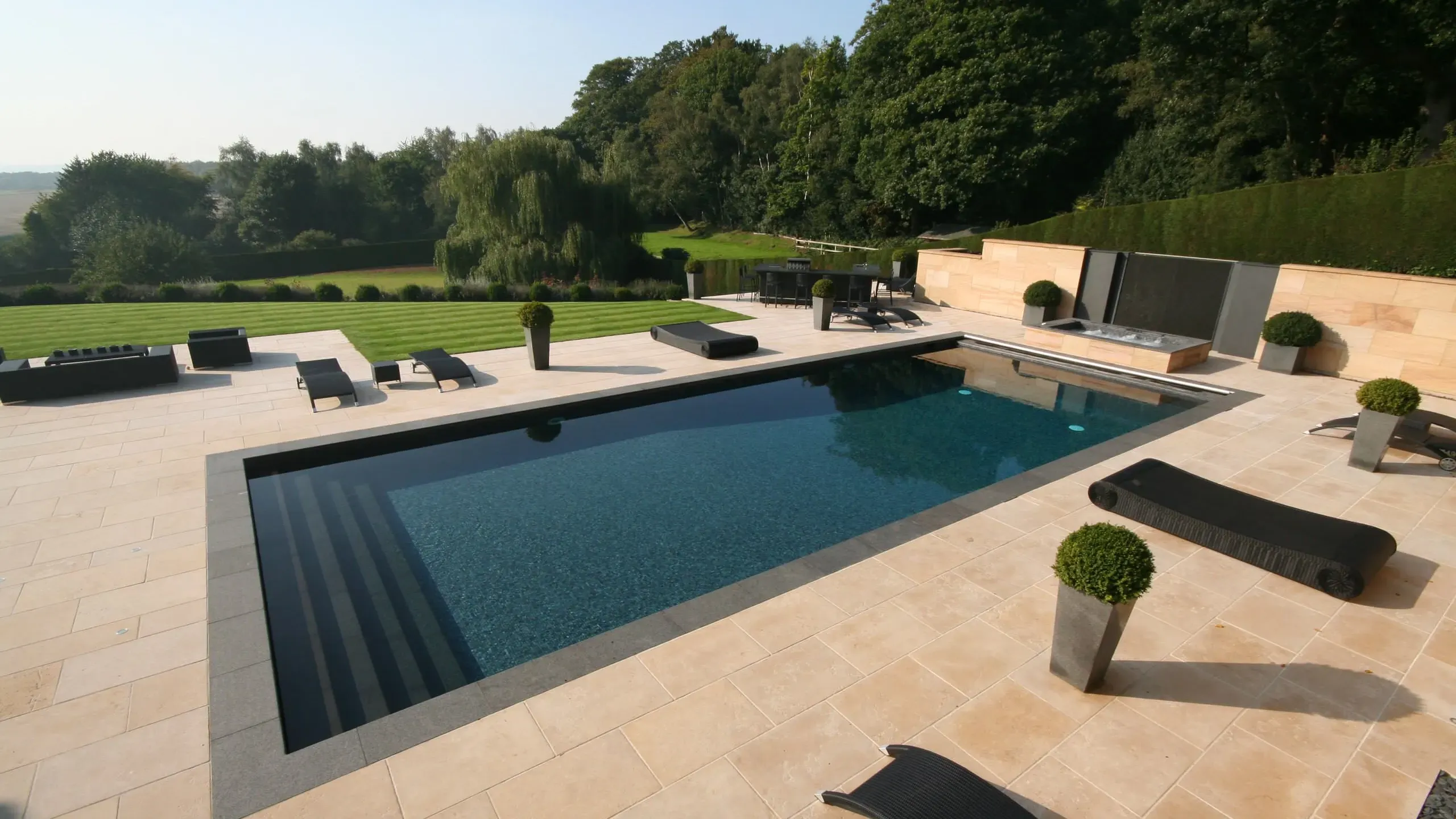 Modern pool