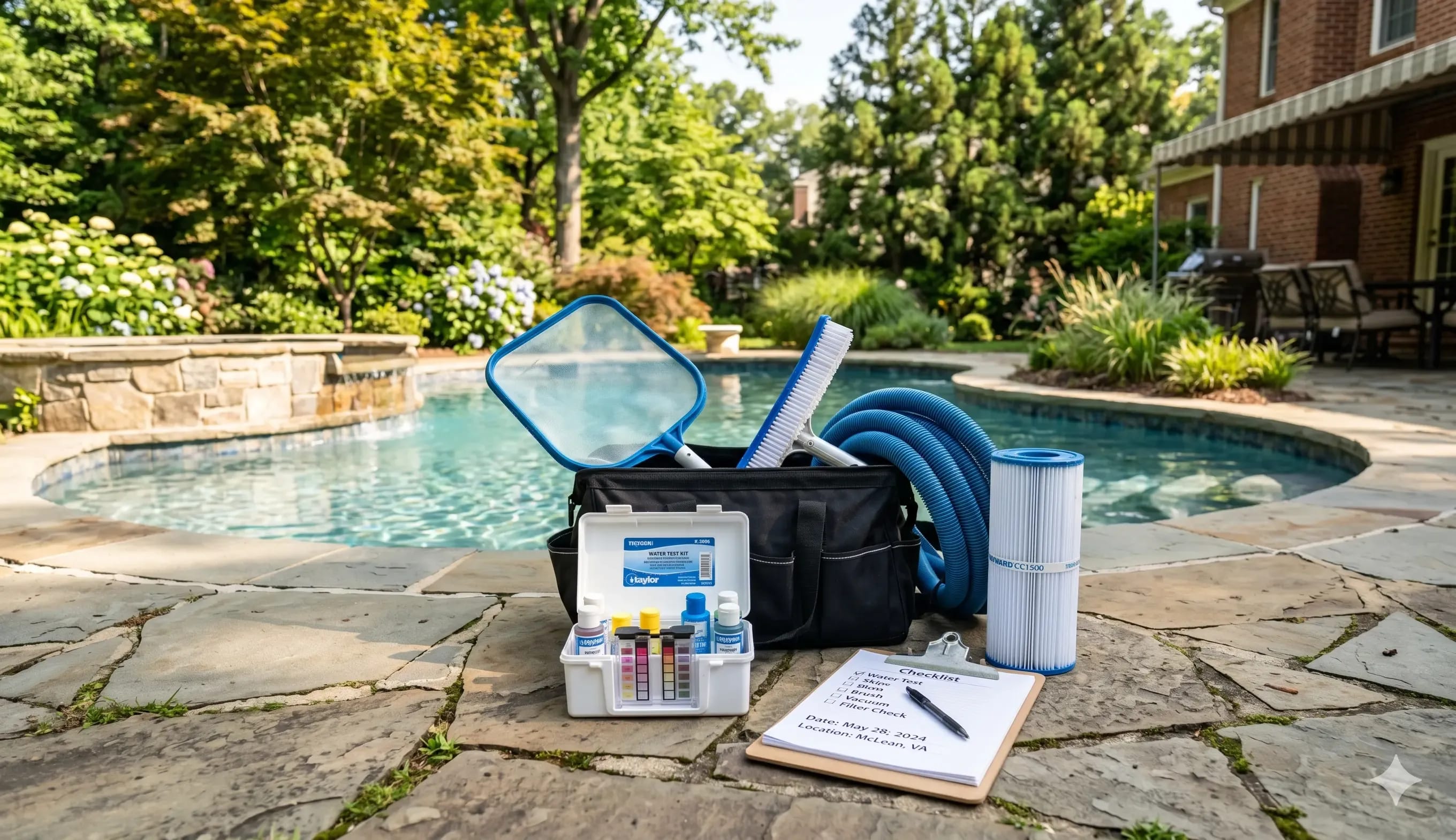 Weekly Pool Maintenance Checklist for DMV Homeowners